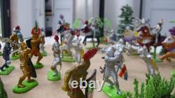 Vintage Britains Deetail Knights & Saracens Job Lot