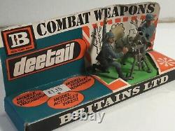 Vintage Britains Deetails Combat Weapons WWII German Mortar Team On Shop Di