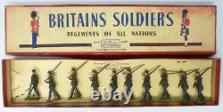 Vintage Britains German Army Infantry Steel Helmets Boxed Set 432 With 2 Extras