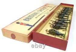 Vintage Britains German Army Infantry Steel Helmets Boxed Set 432 With 2 Extras
