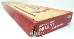 Vintage Britains German Army Infantry Steel Helmets Boxed Set 432 With 2 Extras