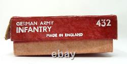 Vintage Britains German Army Infantry Steel Helmets Boxed Set 432 With 2 Extras