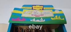 Vintage Britains Herald 4501 Canoe with figures Floating Model x 6 in trade box
