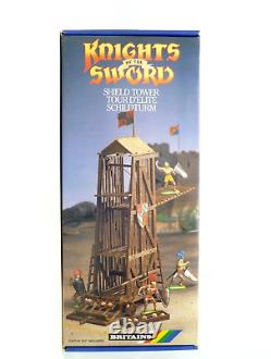 Vintage Britains Knights Of The Sword Shield Tower Set 7789 Boxed