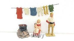 Vintage Britains Lead Charbens Gypsy Set