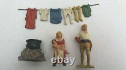 Vintage Britains Lead Charbens Gypsy Set