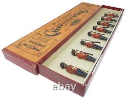 Vintage Britains Lead Coldstream Guards Set #32 At The Salute Depose Base Stamp