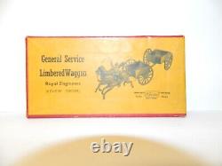 Vintage Britains Lead General Service Limbered Wagon No. 1330