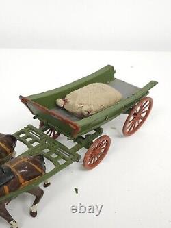 Vintage Britains Lead Metal Boxed Set 5F Home Farm Wagon. Pre War c1930s