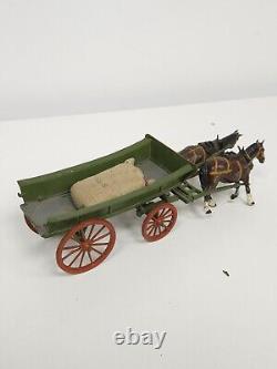 Vintage Britains Lead Metal Boxed Set 5F Home Farm Wagon. Pre War c1930s