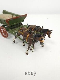Vintage Britains Lead Metal Boxed Set 5F Home Farm Wagon. Pre War c1930s