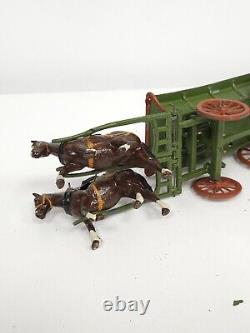 Vintage Britains Lead Metal Boxed Set 5F Home Farm Wagon. Pre War c1930s