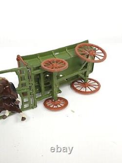 Vintage Britains Lead Metal Boxed Set 5F Home Farm Wagon. Pre War c1930s