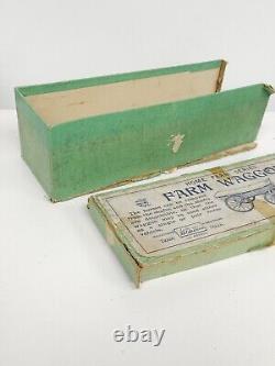 Vintage Britains Lead Metal Boxed Set 5F Home Farm Wagon. Pre War c1930s