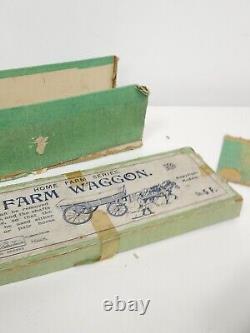 Vintage Britains Lead Metal Boxed Set 5F Home Farm Wagon. Pre War c1930s