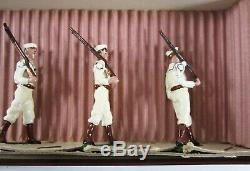 Vintage Britains Lead Toy Soldiers US Navy Sailors White Jackets #1253 Box