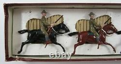 Vintage Britains Lead Toy Soldiers WWI US Army Mounted Cavalry Set #276 Box