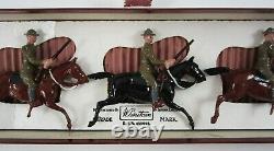 Vintage Britains Lead Toy Soldiers WWI US Army Mounted Cavalry Set #276 Box