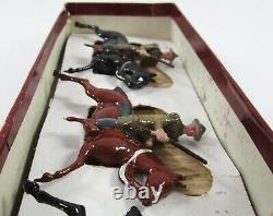 Vintage Britains Lead Toy Soldiers WWI US Army Mounted Cavalry Set #276 Box