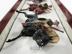 Vintage Britains Lead Toy Soldiers WWI US Army Mounted Cavalry Set #276 Box