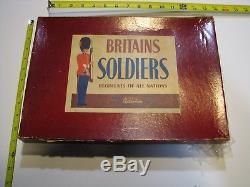 Vintage Britains Metal Soldiers Band of The Life Guards Dress 12 pcs Set #101
