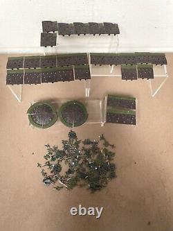 Vintage Britains Miniature Lead Painted Flowers, Plants & Flowerbeds Job Lot