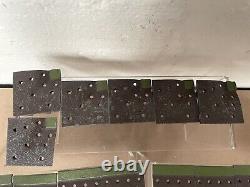 Vintage Britains Miniature Lead Painted Flowers, Plants & Flowerbeds Job Lot