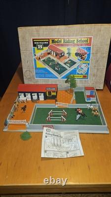 Vintage Britains Model Riding School 4713 Set Boxed Made in England