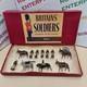 Vintage Britains Mountain Artillery With Mule Team No. 28 Boxed, Incomplete