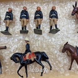 Vintage Britains Mountain Artillery With Mule Team No. 28 Boxed, Incomplete