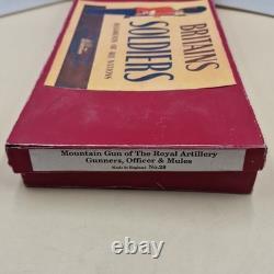 Vintage Britains Mountain Artillery With Mule Team No. 28 Boxed, Incomplete