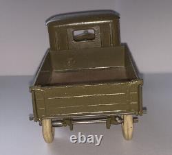 Vintage Britains No1335 Army Lorry With Driver. 6 Wheel Tipper. 1934-41. EX/B