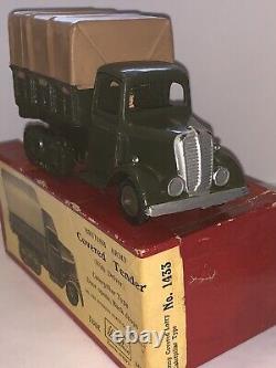 Vintage Britains No. 1433 Covered Tender & Driver. Caterpillar Type. Exc/Boxed