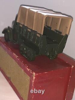 Vintage Britains No. 1433 Covered Tender & Driver. Caterpillar Type. Exc/Boxed