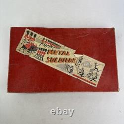 Vintage Britains Painted Lead Knights And Box