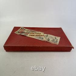 Vintage Britains Painted Lead Knights And Box