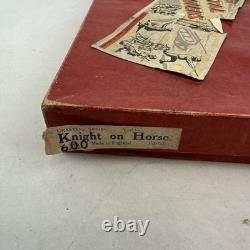 Vintage Britains Painted Lead Knights And Box