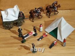 Vintage Britains RAMC Horse-drawn Ambulance and Casualty Station