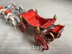 Vintage Britains Set 9402 Landau Coach With 6 x Grey Windsor Horse Team