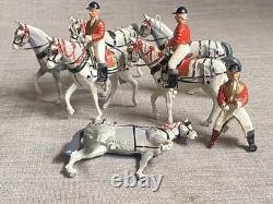 Vintage Britains Set 9402 Landau Coach With 6 x Grey Windsor Horse Team