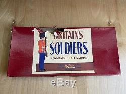 Vintage Britains Soldiers #1284 Royal Marines With Officers 16 Pcs Pre-owned