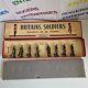Vintage Britains Soldiers 1858 British Infantry In Full Battledress Set Of 8 Fig