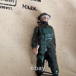 Vintage Britains Soldiers 1858 British Infantry In Full Battledress Set Of 8 Fig
