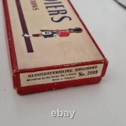 Vintage Britains Soldiers 2089 Gloucestershire Regiment 2 With Some Damage