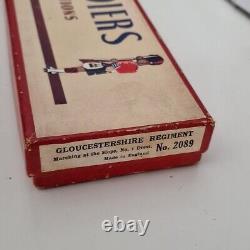 Vintage Britains Soldiers 2089 Gloucestershire Regiment 2 With Some Damage