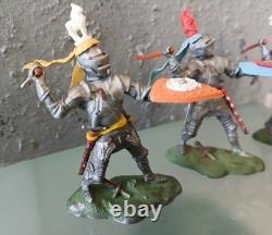 Vintage Britains Swoppet 15th Century Knights X3 ALL COMPLETE