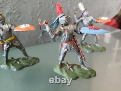 Vintage Britains Swoppet 15th Century Knights X3 ALL COMPLETE