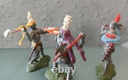 Vintage Britains Swoppet 15th Century Knights X3 ALL COMPLETE