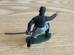 Vintage Britains, Swoppet, Acw Union Canon Crew, 1/32 Scale. Toy Soldiers