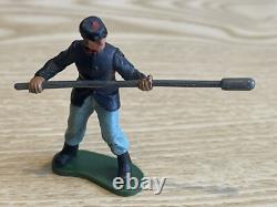 Vintage Britains, Swoppet, Acw Union Canon Crew, 1/32 Scale. Toy Soldiers